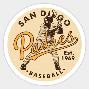 Tony Gwynn Padres by Buck Tee Sticker